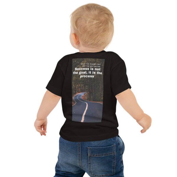 Camiseta de manga corta de punto liso para bebé - The Journey - Image 3