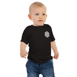Camiseta de manga corta de punto liso para bebé - Forged in Adversity