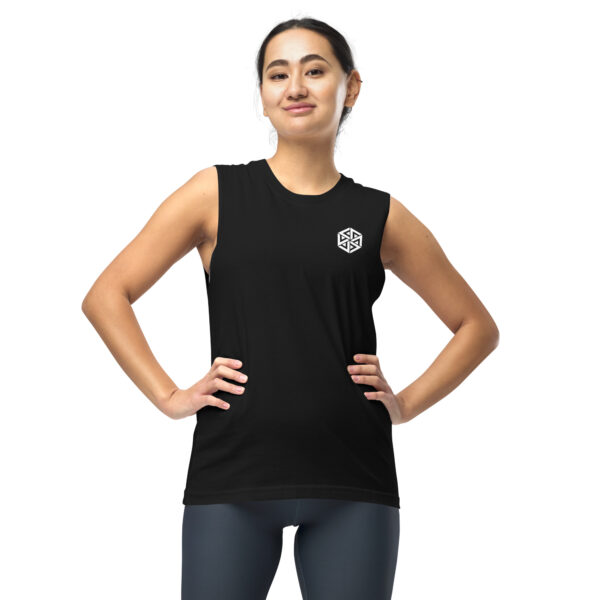 Camiseta sin mangas unisex - Forged in Adversity - Image 3