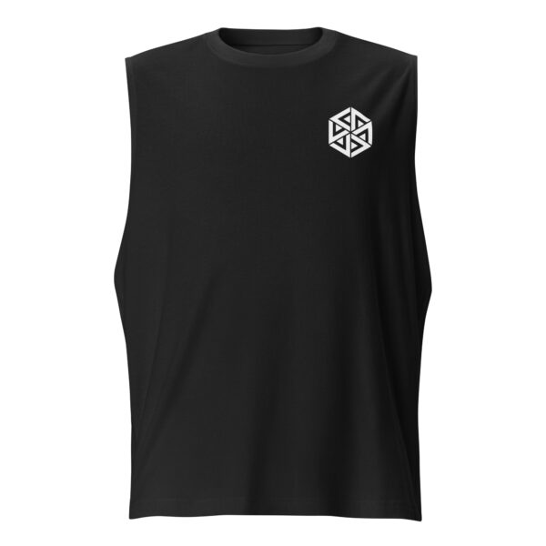 Camiseta sin mangas unisex - Forged in Adversity - Image 4