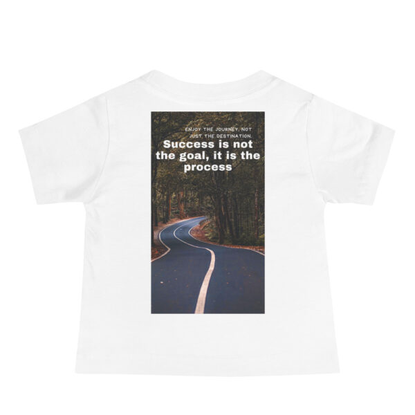 Camiseta de manga corta de punto liso para bebé - The Journey - Image 3
