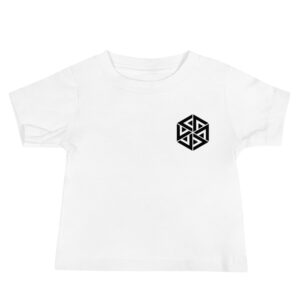 Camiseta de manga corta de punto liso para bebé - Forged in Adversity