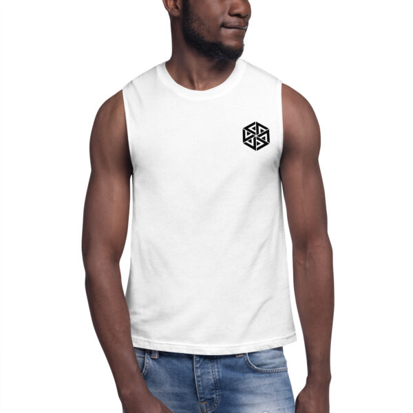 Camiseta sin mangas unisex - Forged in Adversity - Image 3